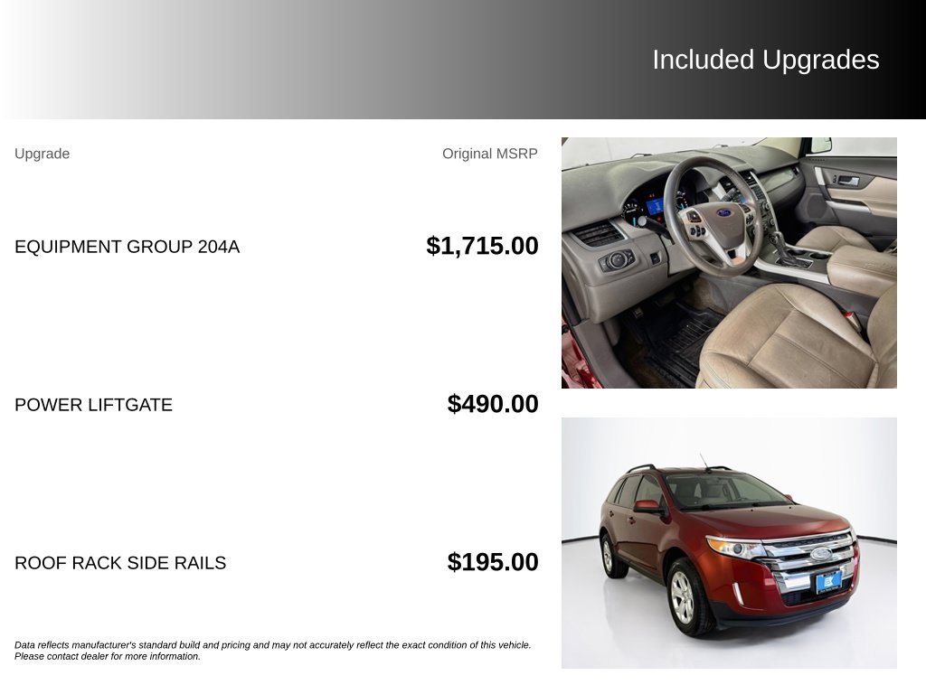 Used 2014 Ford Edge SEL w/ Equipment Group 204A FWD image 5