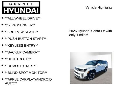 New 2026 Hyundai Santa Fe SE image 9