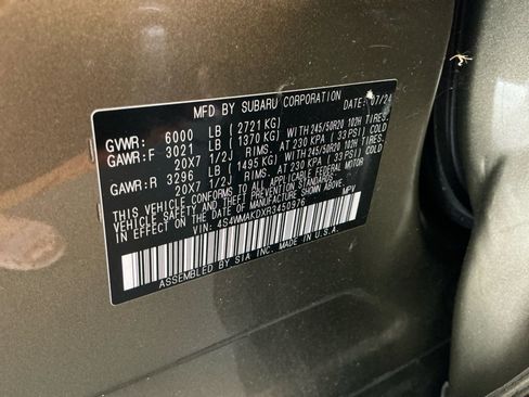 Certified 2024 Subaru Ascent Onyx Edition Limited w/ Popular Package Onyx AWD/4WD image 39