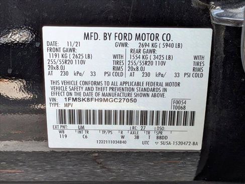 Certified 2021 Ford Explorer Limited w/ Equipment Group 301A image 26