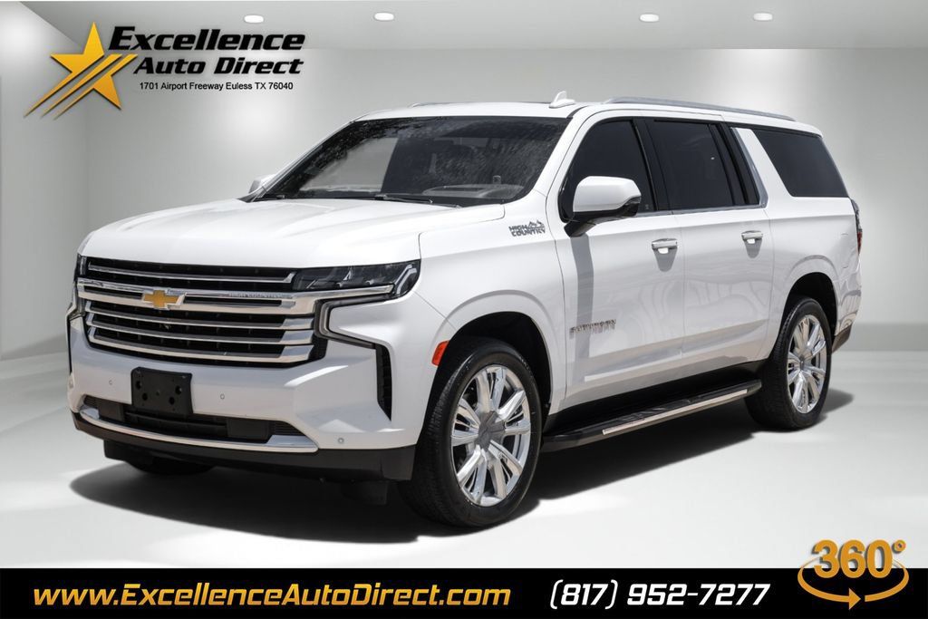 Used 2021 Chevrolet Suburban High Country RWD image 1