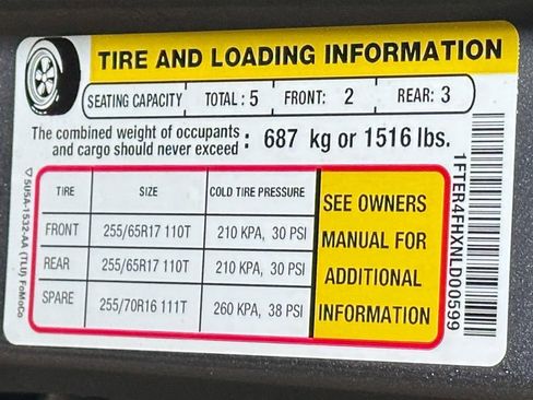 Certified 2022 Ford Ranger XL w/ Equipment Group 101A High image 51