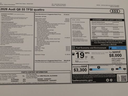 New 2026 Audi Q8 Premium Plus AWD/4WD image 39
