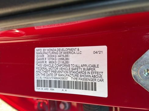 Used 2021 Honda Accord Sport Special Edition image 32