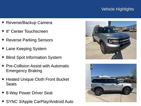 Used 2023 Ford Bronco Sport Big Bend w/ Convenience Package AWD/4WD image 30