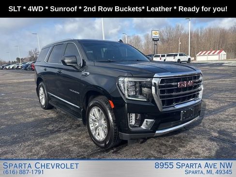 Used 2022 GMC Yukon SLT AWD/4WD image 1