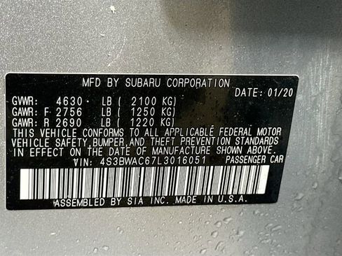 Used 2020 Subaru Legacy Premium AWD/4WD image 30