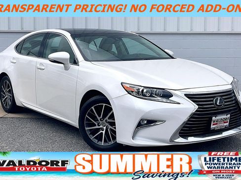 Used 2018 Lexus ES 350 w/ Luxury Package w/Wood Trim FWD image 1