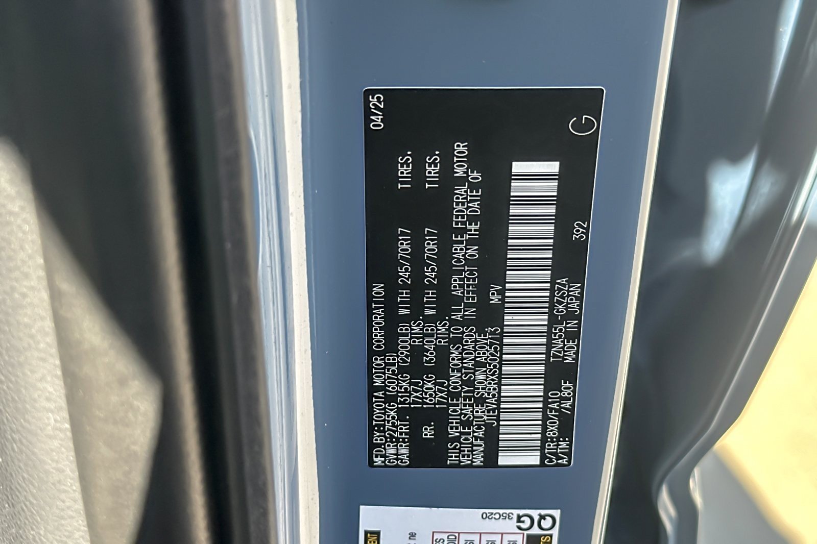 Certified 2025 Toyota 4Runner SR5 AWD/4WD image 28
