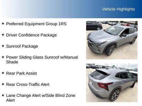 Used 2024 Chevrolet Trax RS w/ Sunroof Package FWD image 5