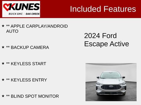 Used 2024 Ford Escape Active AWD/4WD image 2