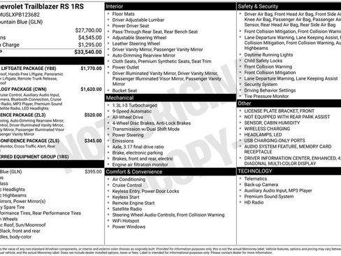 Used 2023 Chevrolet TrailBlazer RS w/ Sun and Liftgate Package image 2