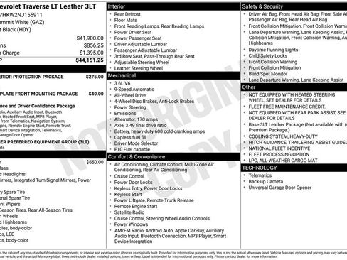 Certified 2022 Chevrolet Traverse LT AWD/4WD image 2