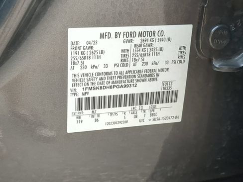 Certified 2023 Ford Explorer XLT AWD/4WD image 73
