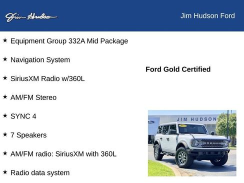 Certified 2024 Ford Bronco Badlands AWD/4WD image 12