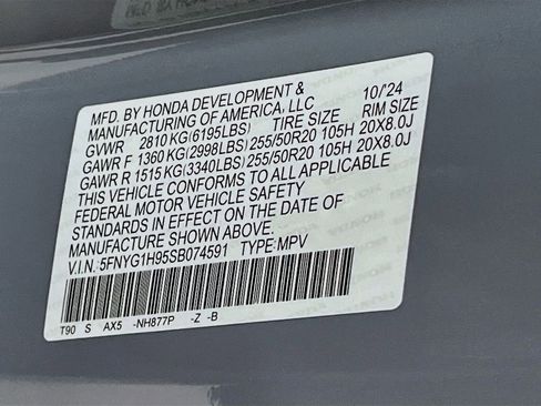 Used 2025 Honda Pilot Black Edition image 36