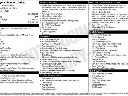 Used 2025 Toyota 4Runner Limited image 28