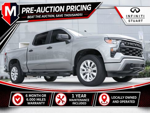 Used 2025 Chevrolet Silverado 1500 Custom AWD/4WD image 1