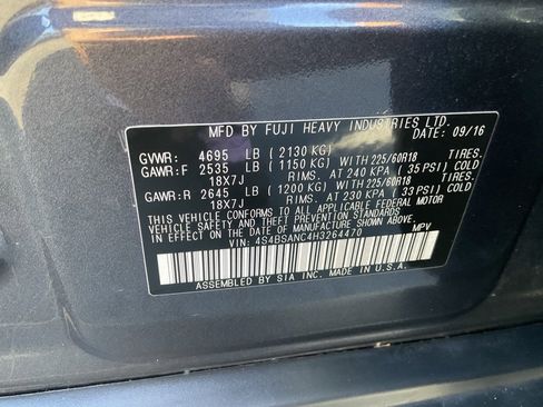 Used 2017 Subaru Outback 2.5i Limited image 22