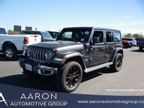 Used 2022 Jeep Wrangler Unlimited Sahara 4xe image 1