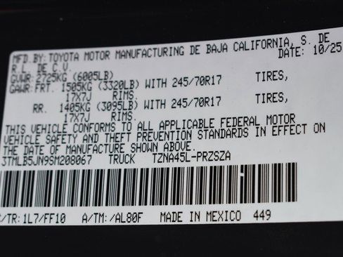 New 2025 Toyota Tacoma SR5 image 15