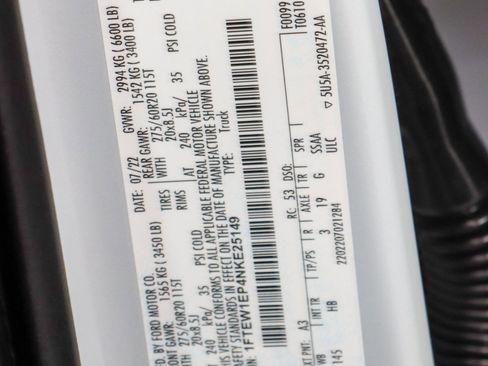 Used 2022 Ford F150 Lariat w/ Equipment Group 502A High image 34