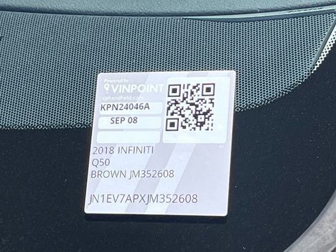 Used 2018 INFINITI Q50 Luxe w/ Sensory Package (Luxe) RWD image 31