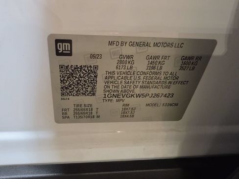Used 2023 Chevrolet Traverse LT w/ LPO, Cargo Package AWD/4WD image 26