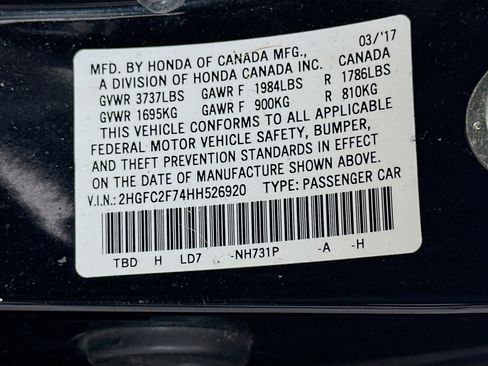 Used 2017 Honda Civic EX image 12