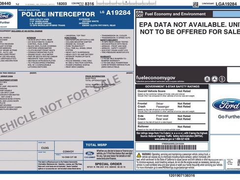 Used 2020 Ford Explorer 4WD Police Interceptor image 6