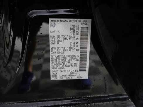 Used 2026 Nissan Frontier PRO-4X w/ Pro-4x Convenience Package AWD/4WD image 45