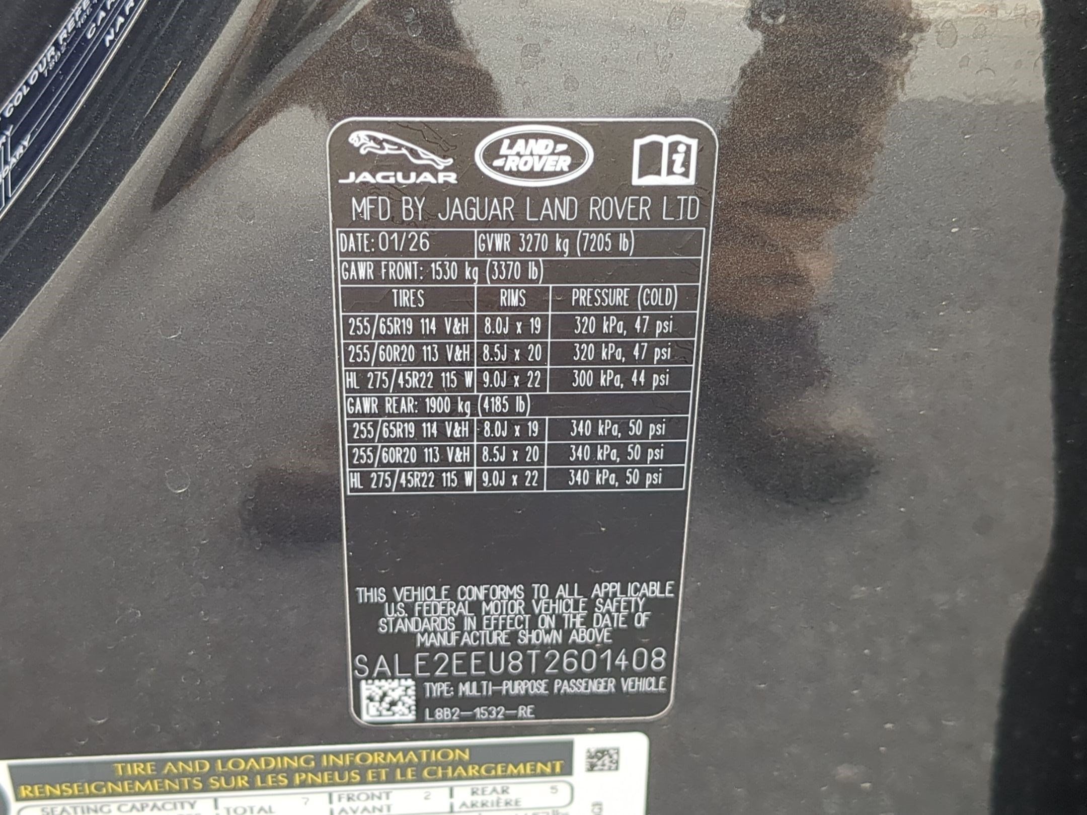 New 2026 Land Rover Defender 110 X-Dynamic SE AWD/4WD image 36