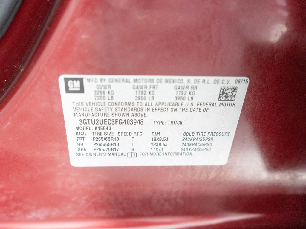 Used 2015 GMC Sierra 1500 SLE w/ All-Terrain Package AWD/4WD image 33