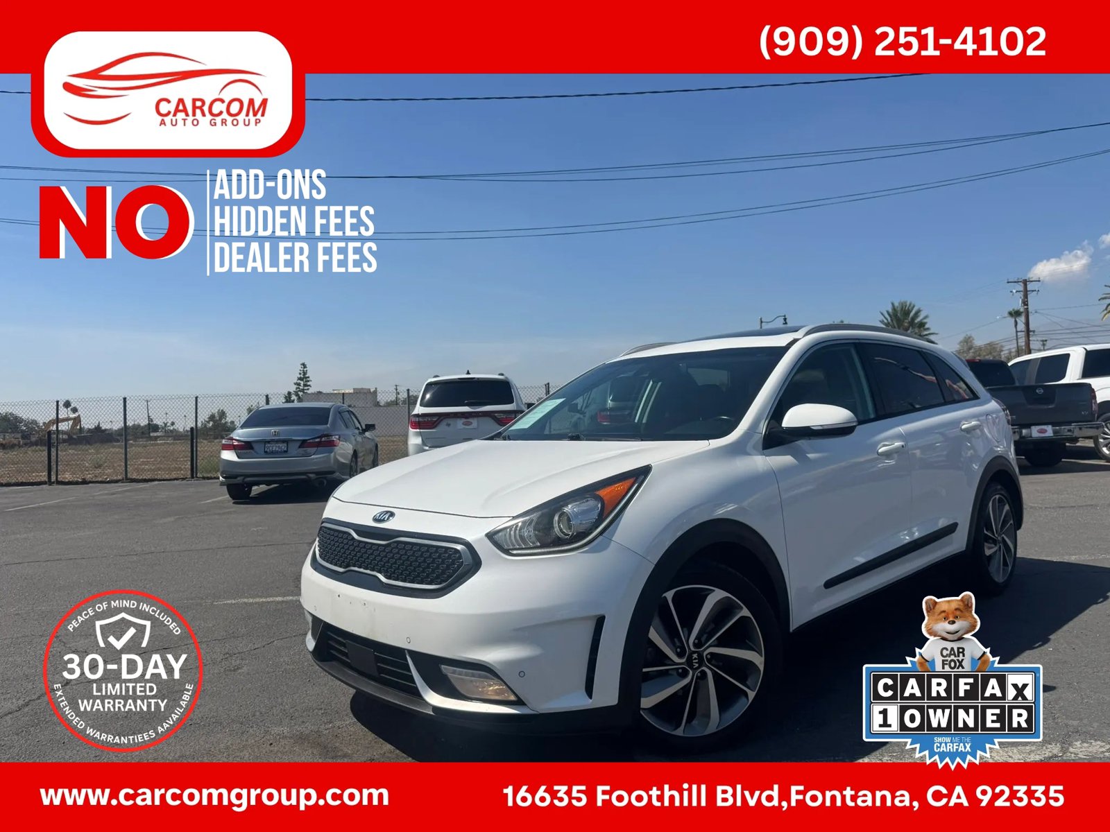 Used 2017 Kia Niro Touring w/ Advanced Technology Package FWD image 1
