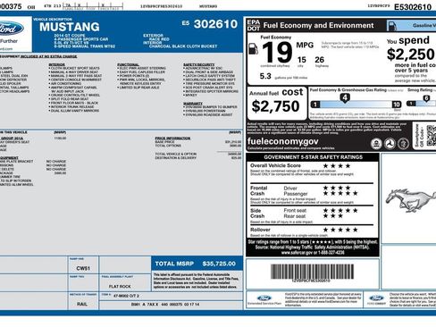Used 2014 Ford Mustang GT w/ GT Track Package RWD image 6