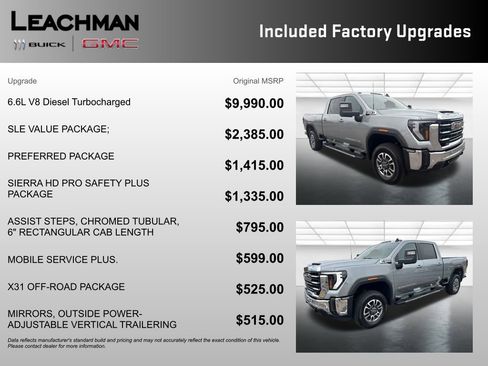 New 2026 GMC Sierra 2500 SLE w/ SLE Value Package; image 4