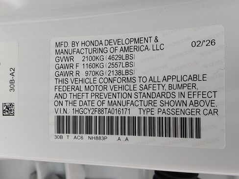 Used 2026 Honda Accord Touring image 36