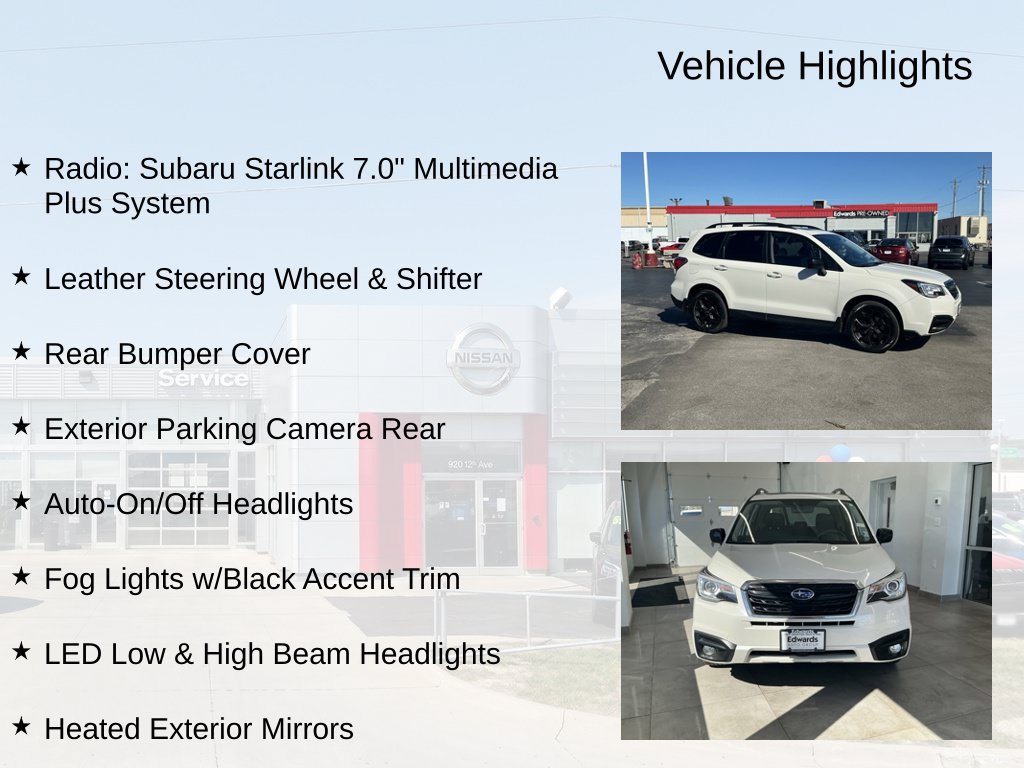 Used 2018 Subaru Forester 2.5i Premium w/ Popular Package #2A AWD/4WD image 9