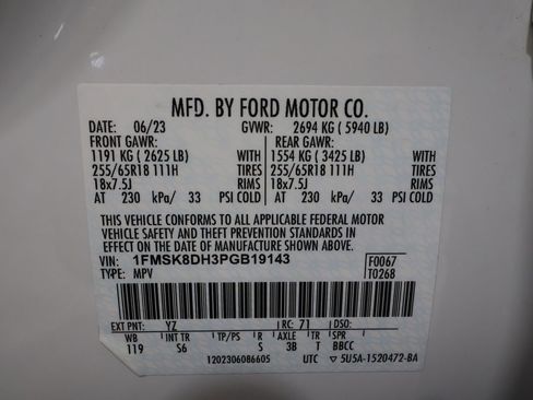 Used 2023 Ford Explorer XLT w/ Equipment Group 202A image 32