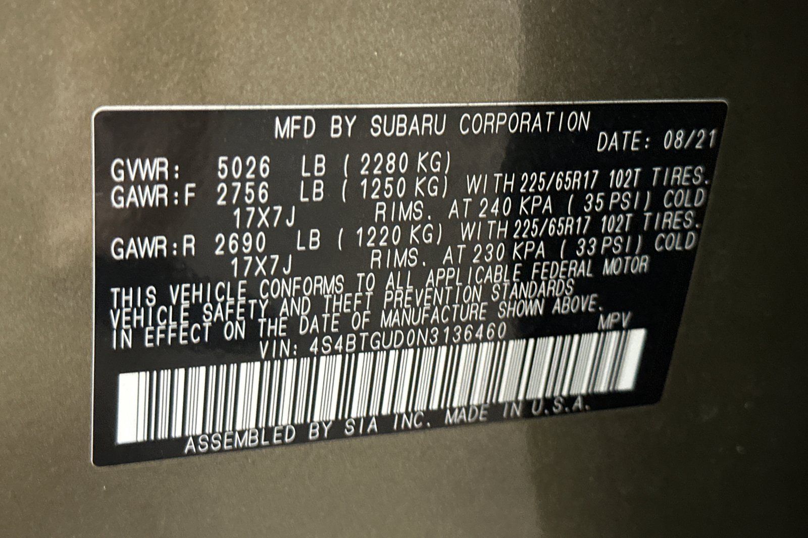 Used 2022 Subaru Outback Wilderness AWD/4WD image 55