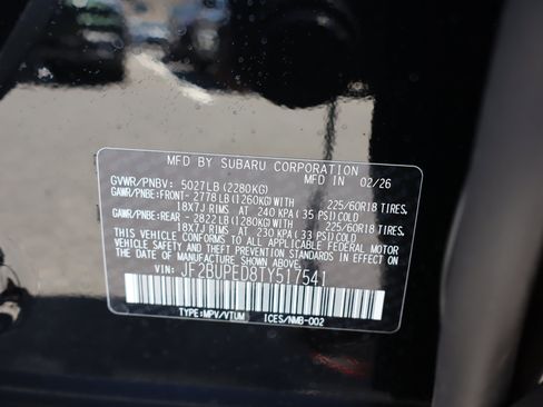 New 2026 Subaru Outback Touring image 25