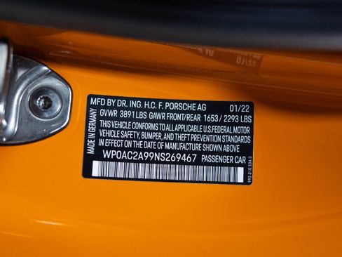 Used 2022 Porsche 911 GT3 RWD image 40