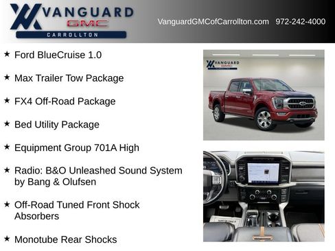 Used 2023 Ford F150 Platinum w/ Equipment Group 701A High AWD/4WD image 6
