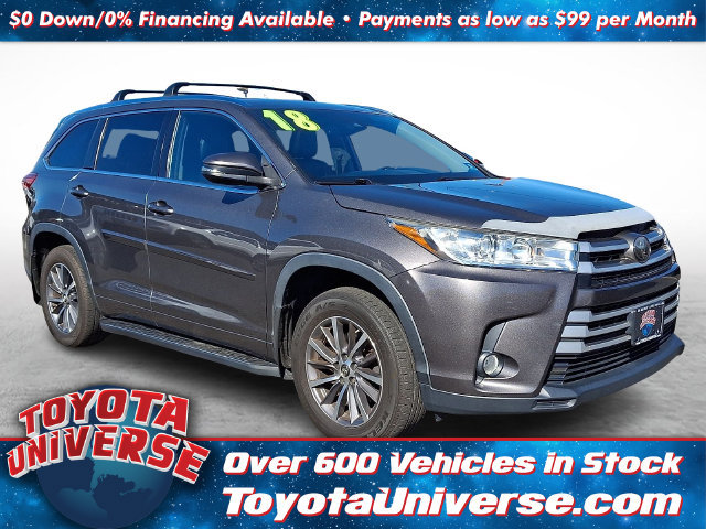 Certified 2018 Toyota Highlander XLE w/ Protection Package #3 AWD/4WD image 1