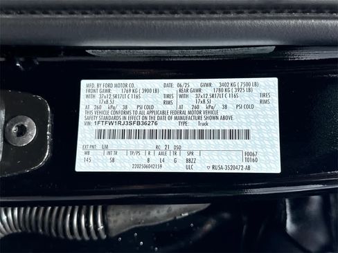 New 2025 Ford F150 Raptor w/ Equipment Group 803A Raptor R image 36