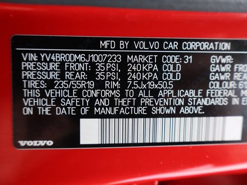 Used 2018 Volvo XC60 T8 R-Design w/ Convenience Package AWD/4WD image 47