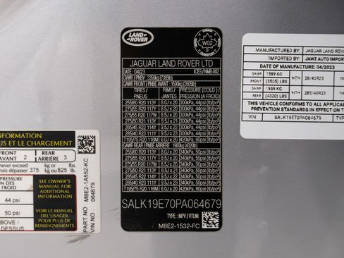 Used 2023 Land Rover Range Rover Autobiography image 80