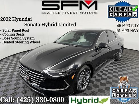 Used 2022 Hyundai Sonata Limited FWD image 1