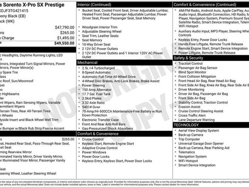 New 2026 Kia Sorento SX Prestige AWD/4WD image 9