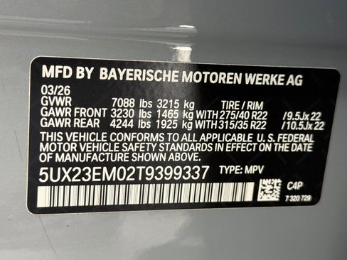 New 2026 BMW X7 xDrive40i w/ Executive Package image 20